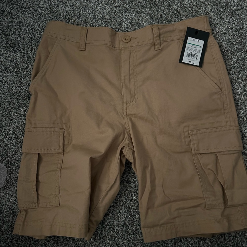 Art Class Tan Casual Cargo Shorts